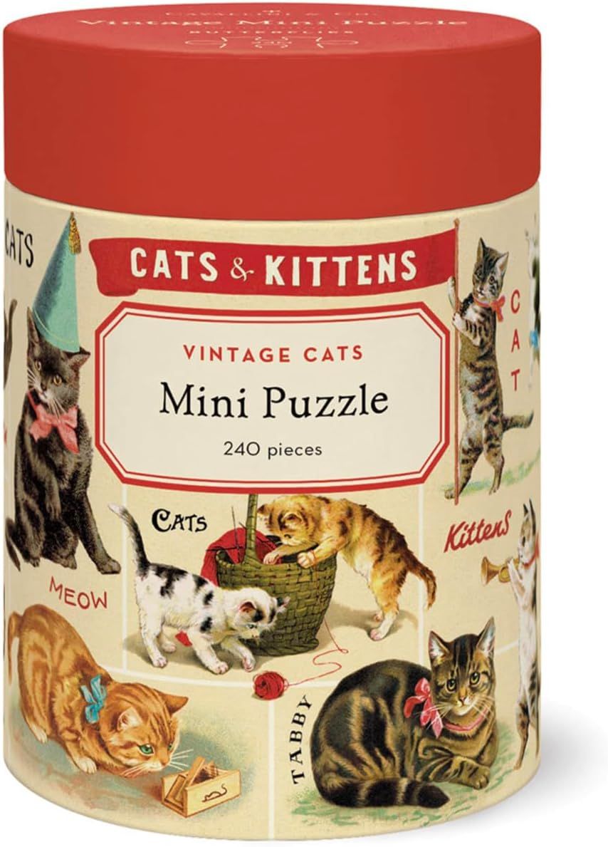 Cavallini Papers Vintage Mini Puzzle - Vintage Cats