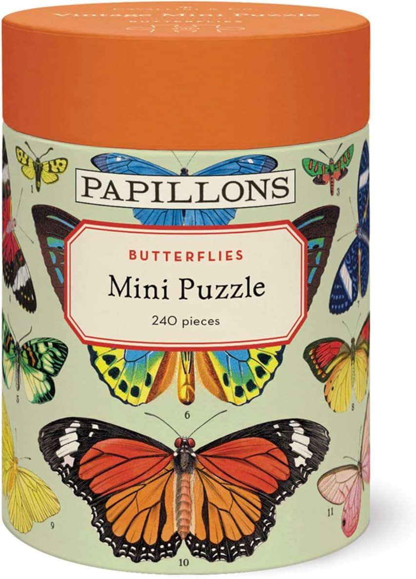 Cavallini Papers Vintage Mini Puzzle - Butterflies