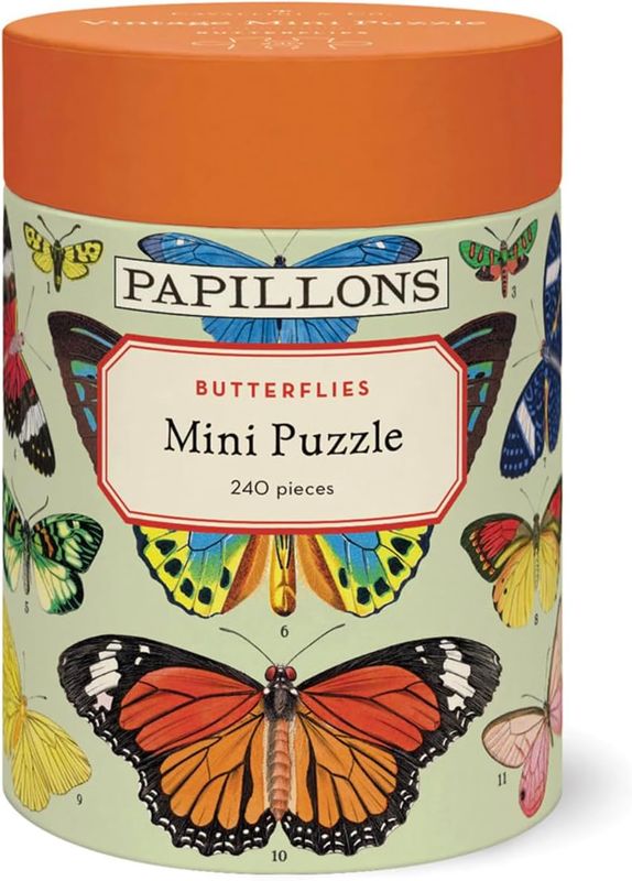 Cavallini Papers Vintage Mini Puzzle - Butterflies