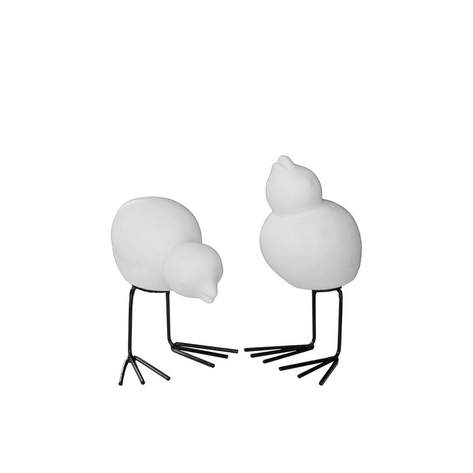 BIDK Home - Swedish Bird (2-set), White