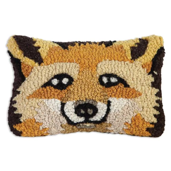 Chandler 4 Corners Hooked Pillow - Fox 8&quot; x 12&quot;