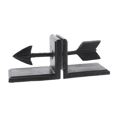 HomArt - Cast Iron Bookends, Arrow