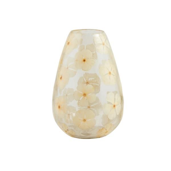 Mud Pie Pressed Flower Vase, Small