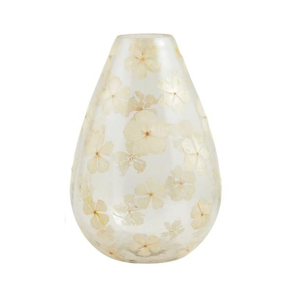 Mud Pie Pressed Flower Vase, Large