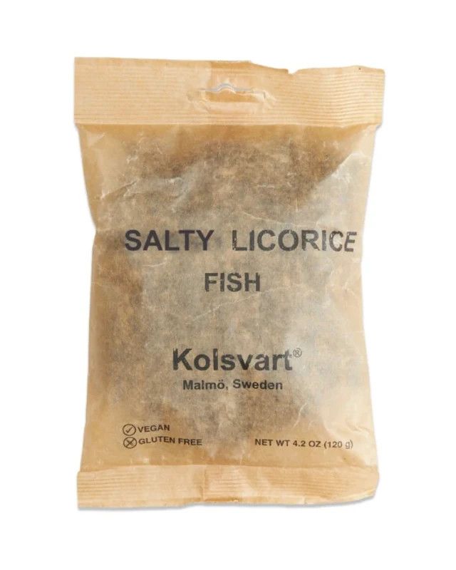 Kolsvart Swedish Fish - Salty Licorice