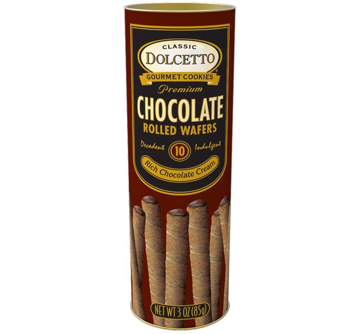 Dolcetto - Rolled Wafers, Chocolate
