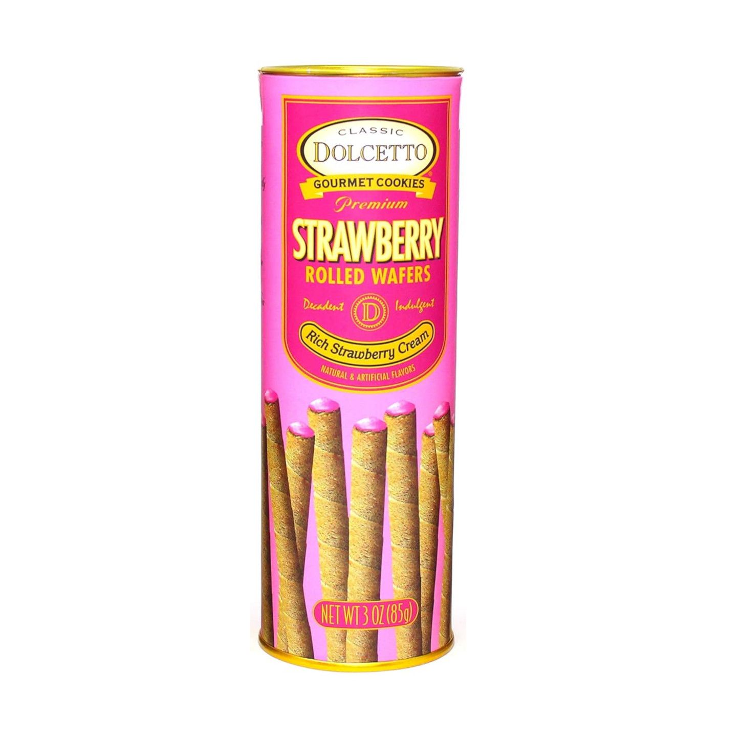 Dolcetto - Rolled Wafers, Strawberry