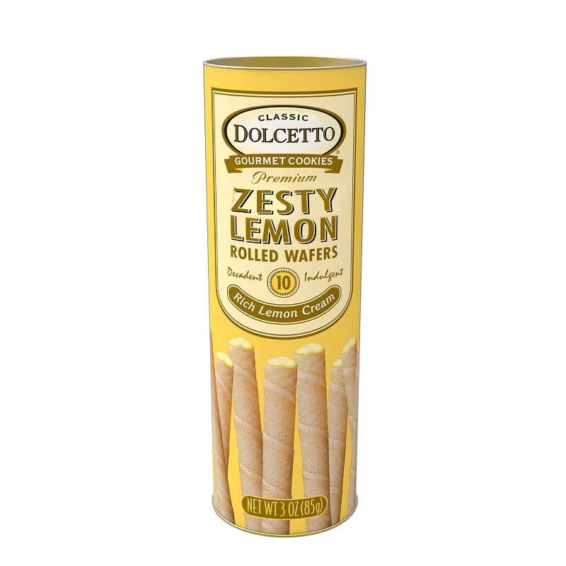 Dolcetto - Rolled Wafers, Zesty Lemon