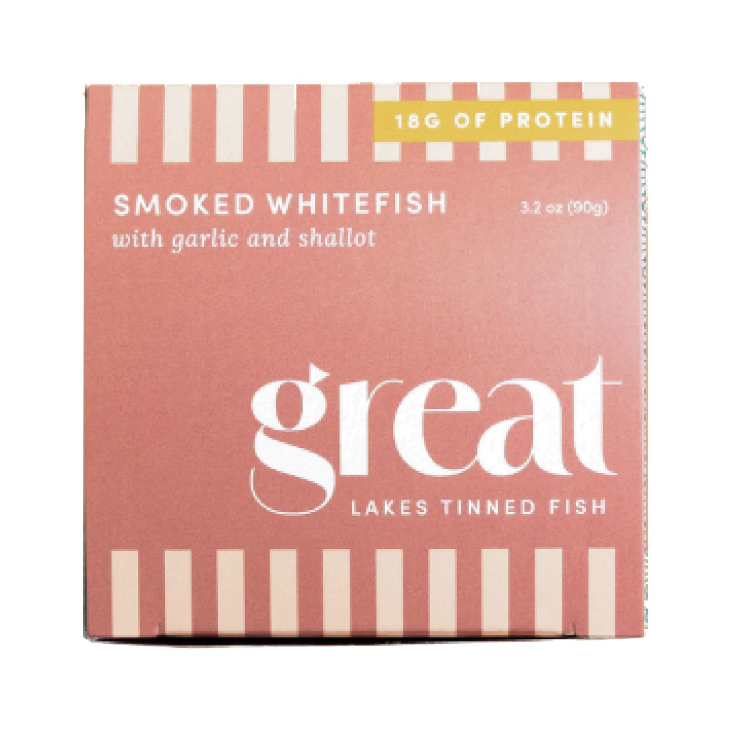Great Lakes Tinned Fish - Smoked Whitefish w/ Garlic &amp; Shallot