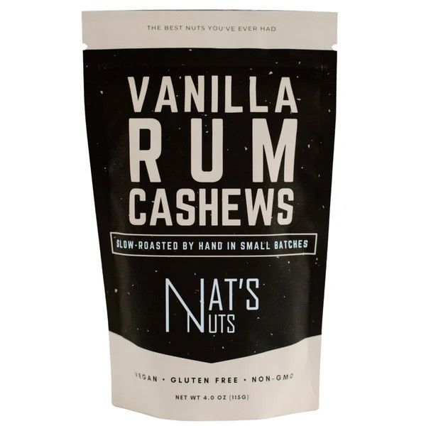 Nat&#39;s Nuts - Vanilla Rum Cashews