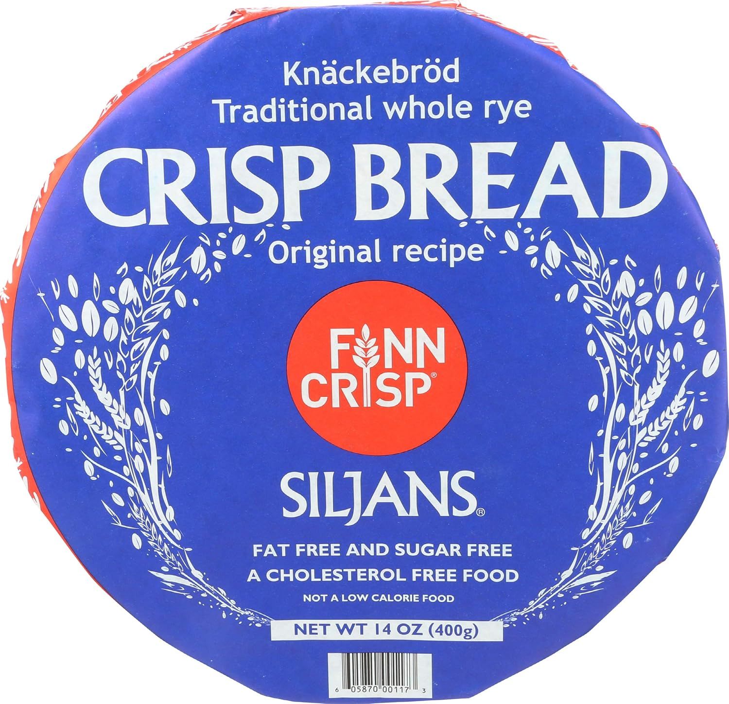 Siljans Crisp Bread - Traditional Whole Rye