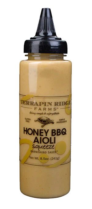 Terrapin Ridge Farms Squeeze Garnishing Sauce - Honey BBQ