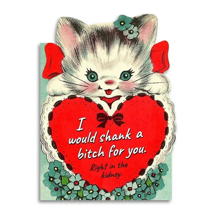 Bad Betty Greeting Co Card - Shank a Bitch