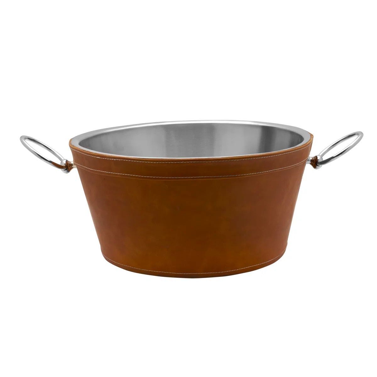 Mikasa Leather Stitched Beverage Tub