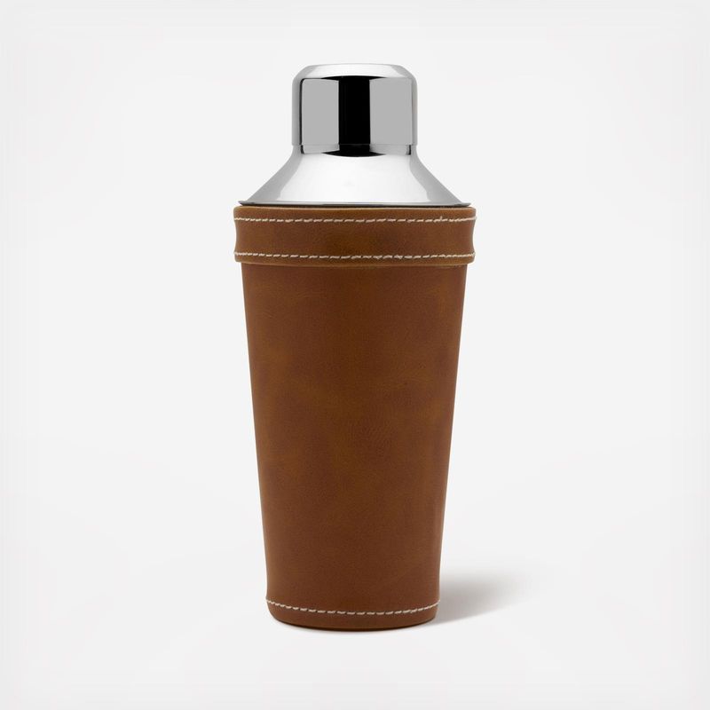 Mikasa Leather Stitched Cocktail Shaker
