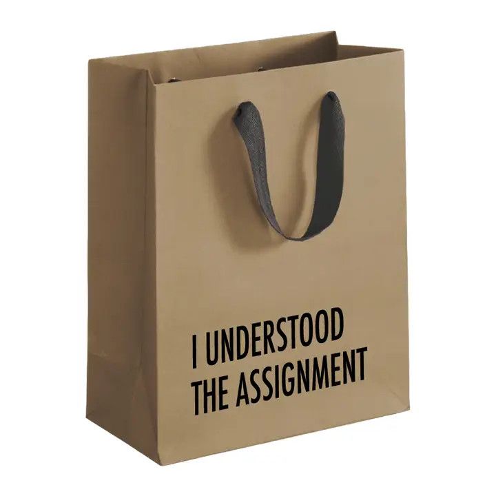Pretty Alright Goods Gift Bag - Understood Assignment