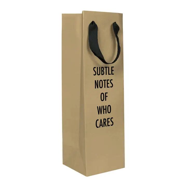 Pretty Alright Goods Wine Bag - Subtle Notes