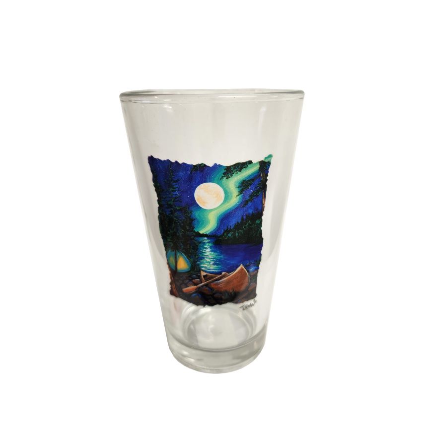 Adam Turman Pint Glass - Northern Lights/Sparkle