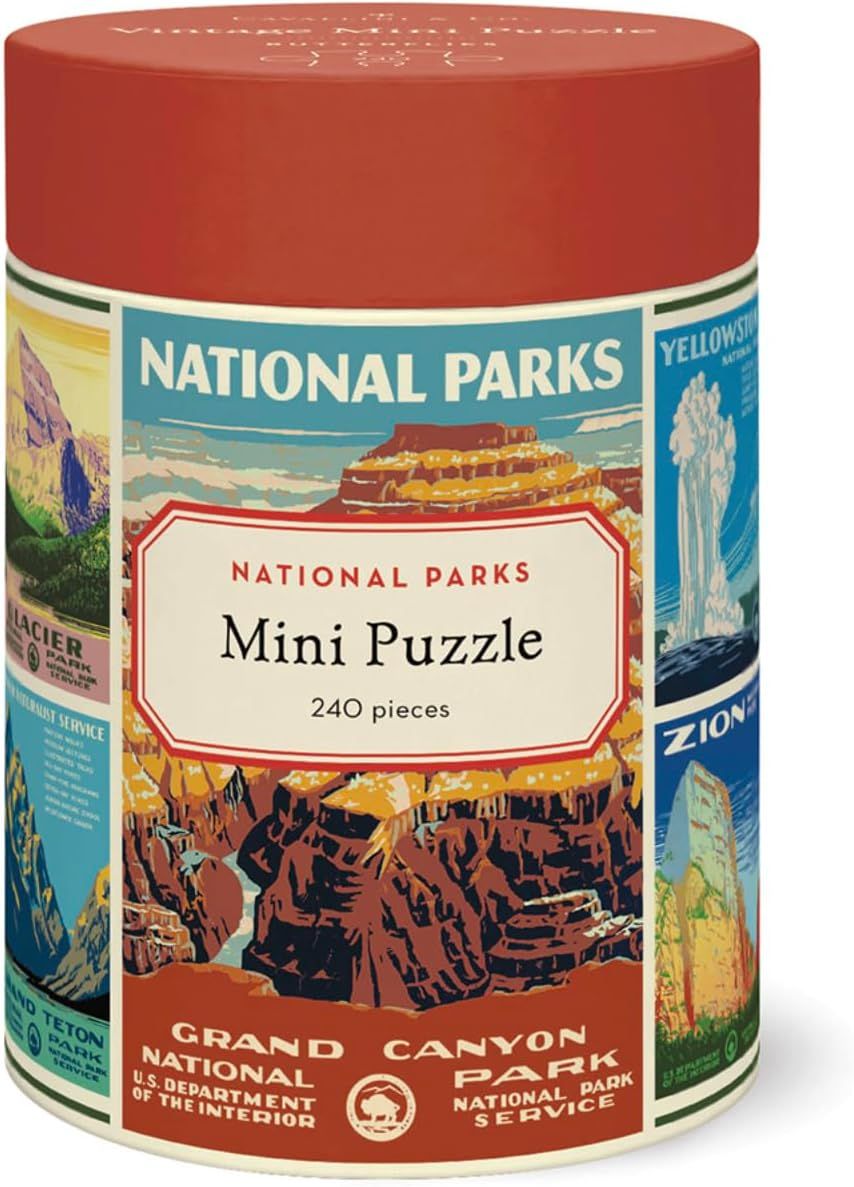 Cavallini Papers Vintage Mini Puzzle - National Parks