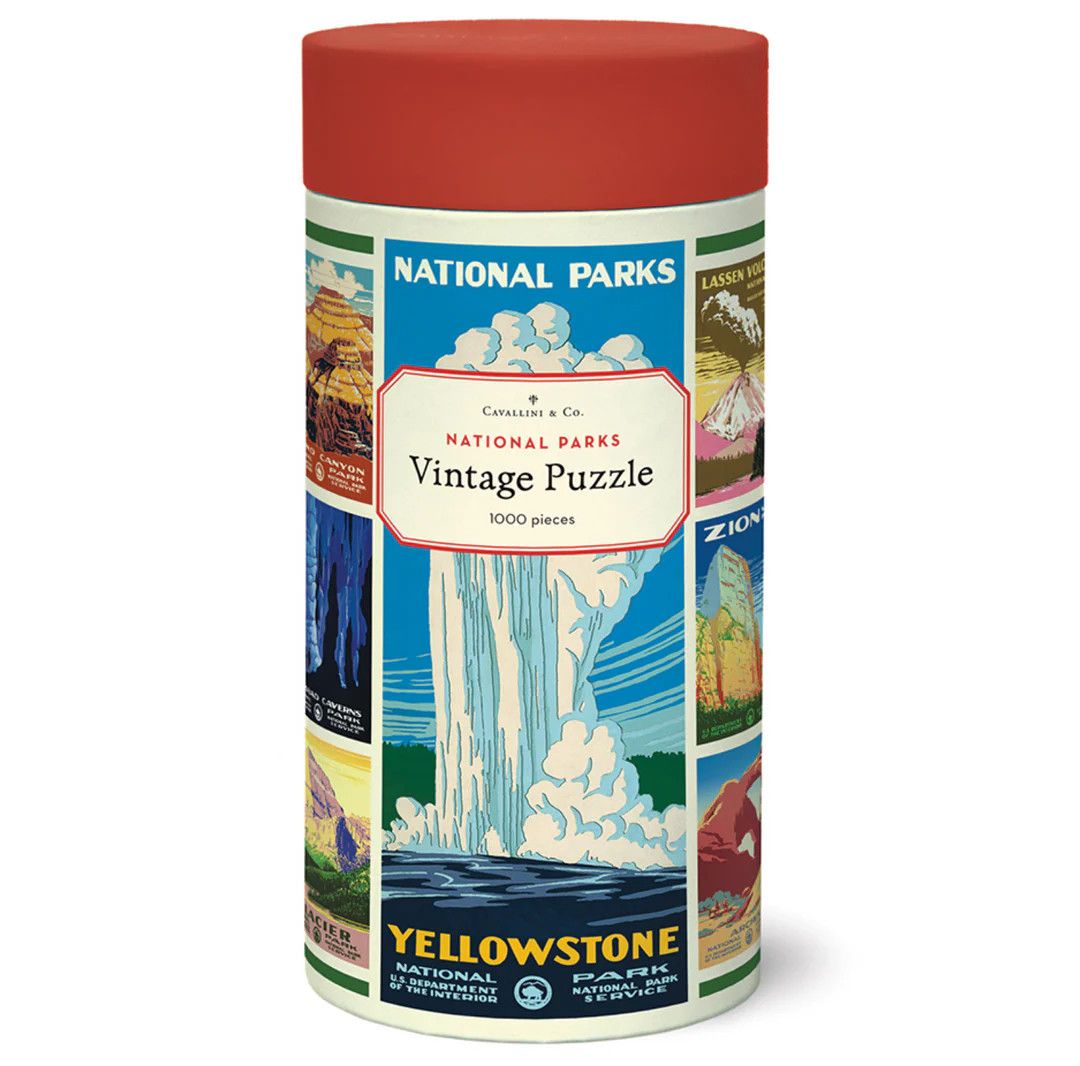 Cavallini Papers Vintage Puzzle - National Parks Posters