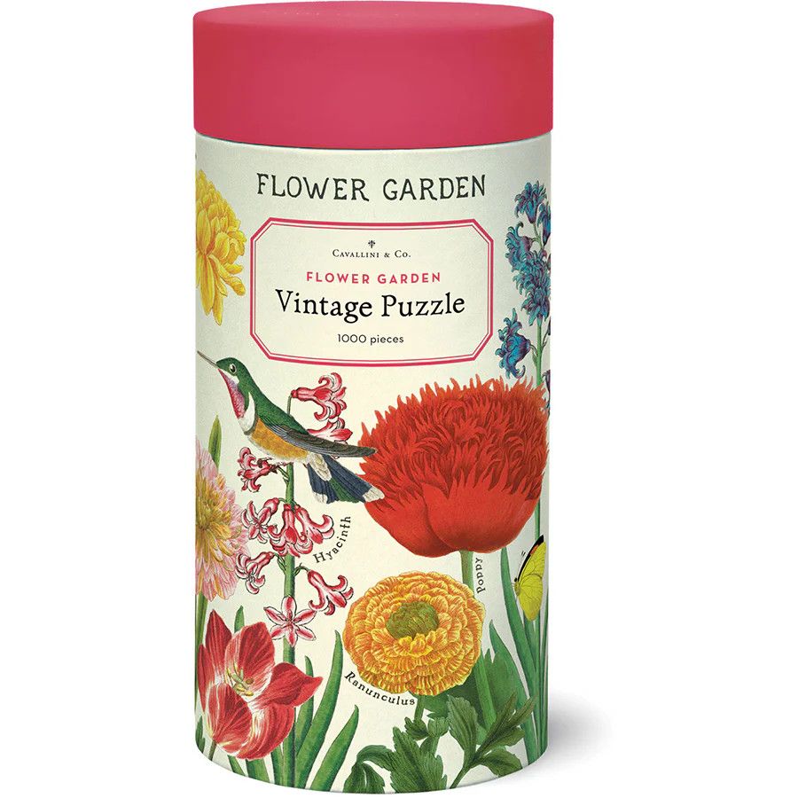 Cavallini Papers Vintage Puzzle - Flower Garden