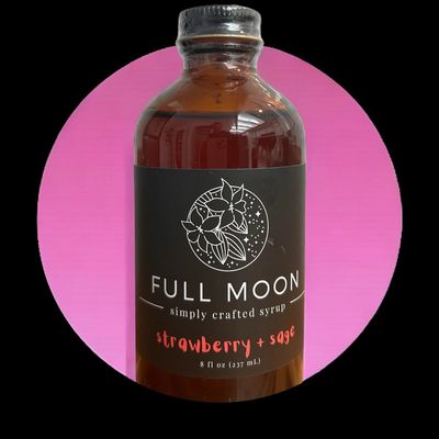 Full Moon Syrup - Strawberry + Sage