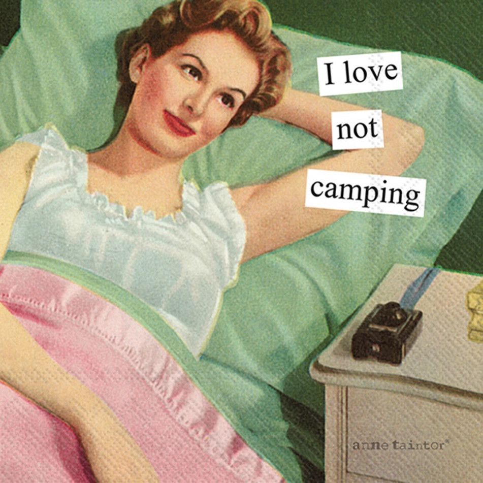 IHR Cocktail Napkins - Anne Taintor, Camping