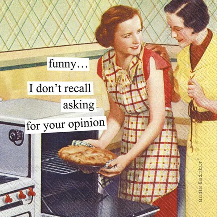 IHR Cocktail Napkins - Anne Taintor, Opinion
