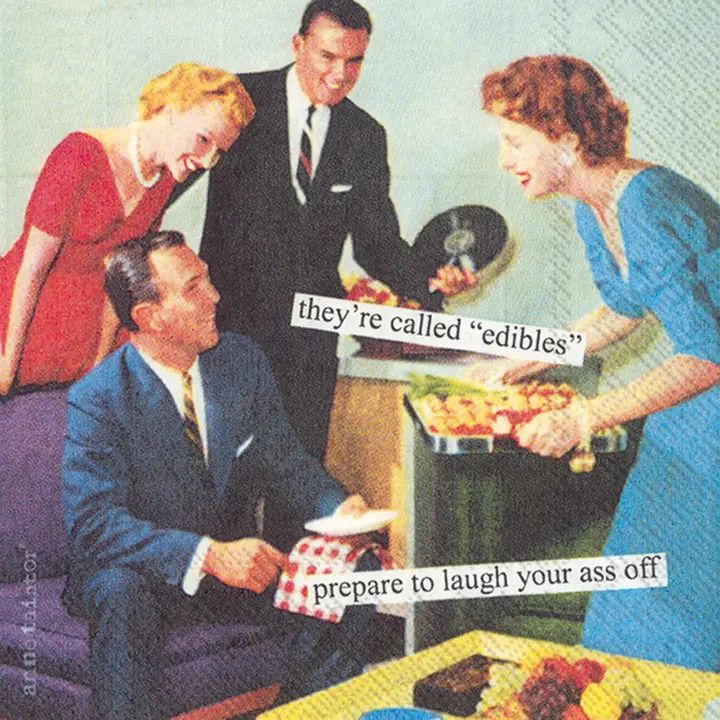 IHR Cocktail Napkins - Anne Taintor, Edibles