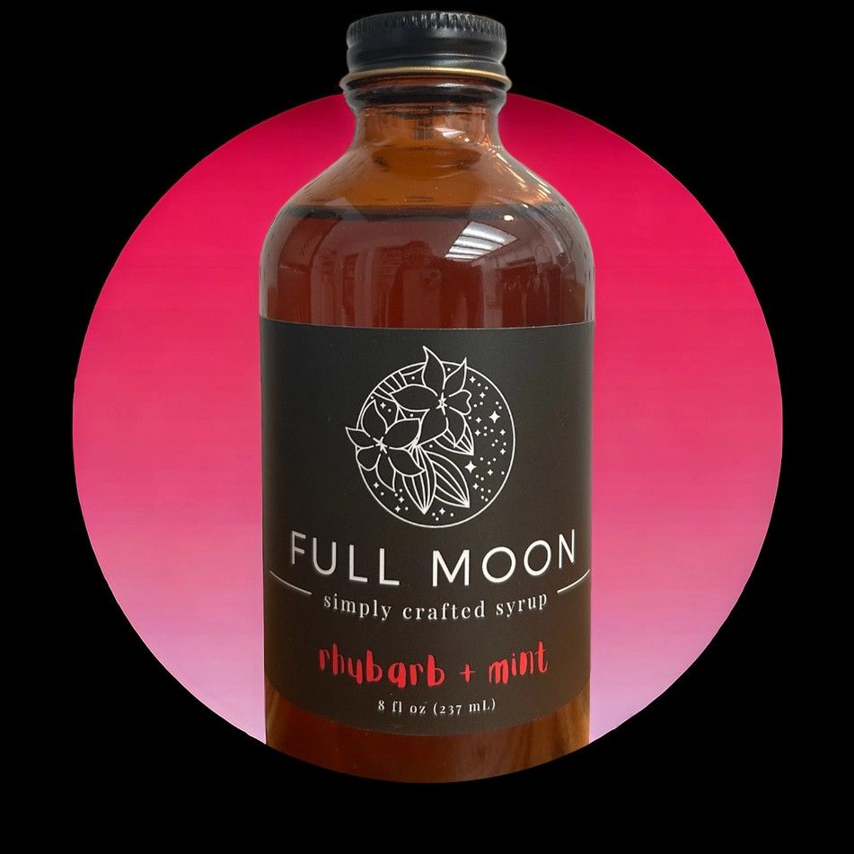 Full Moon Syrup - Rhubarb + Mint