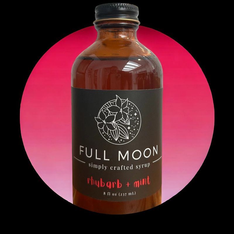 Full Moon Syrup - Rhubarb + Mint