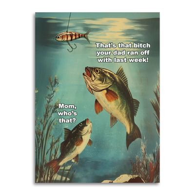 Bad Betty Greeting Co Card - Mom Who's That?