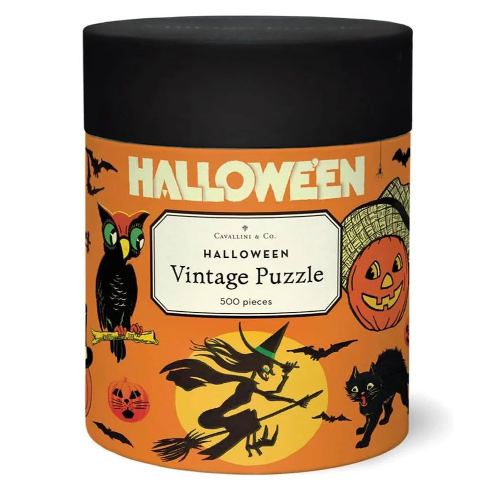 Cavallini Papers Vintage Mini Puzzle - Halloween