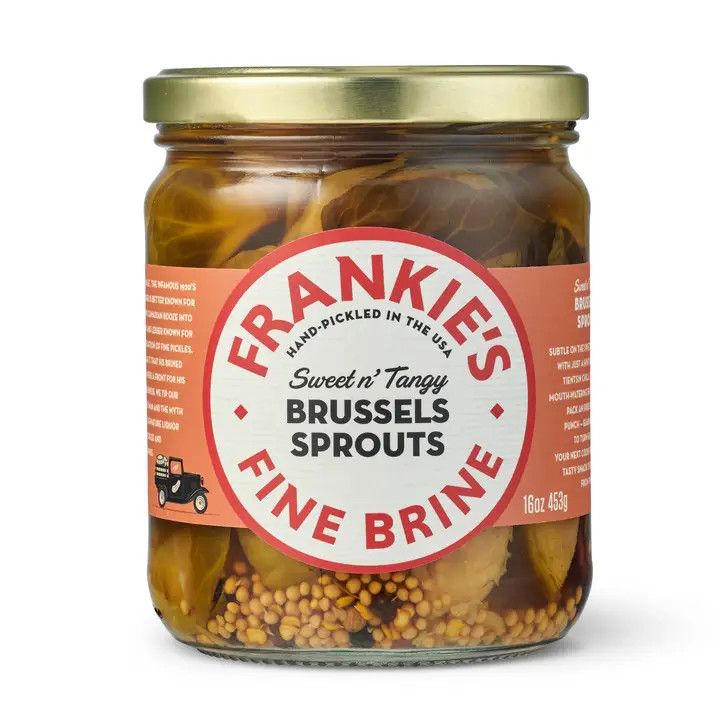 Frankie&#39;s Fine Brine - Sweet &amp; Tangy  Brussels Sprouts