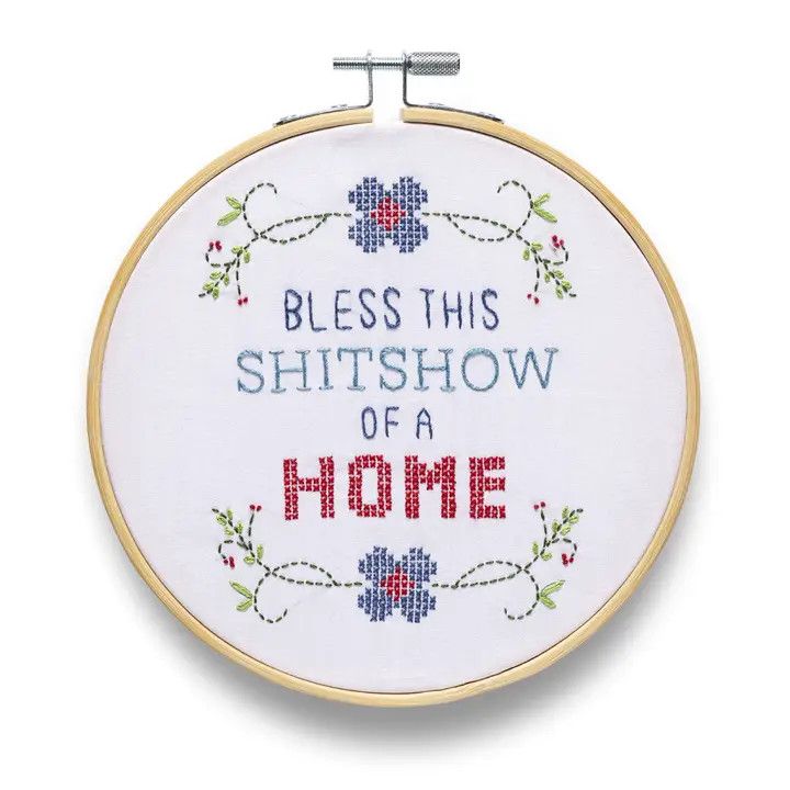 Funatic Embroidery Kit - Bless this Shitshow