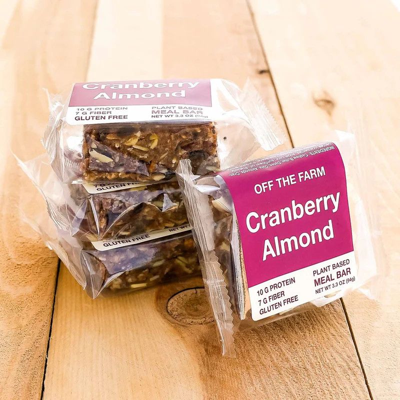 Off The Farm Meal Bar - Cranberry Almond