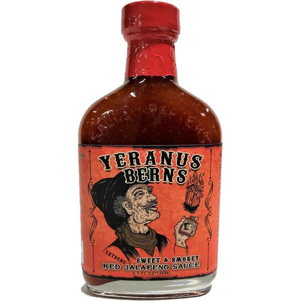 Sauce Crafters Hot Sauce - Yeranus Berns Extreme Sweet &amp; Smokey Red Jalapeno Sauce