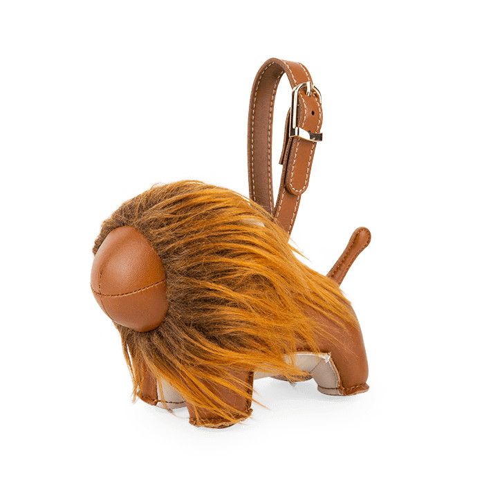 Zuny - Lion Lino Bag Charm, ZUAV01731014, Tan+Wheat