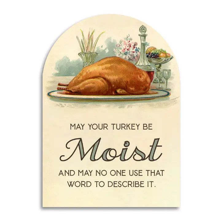Bad Betty Greeting Co Card - May Your Turkey Be Moist