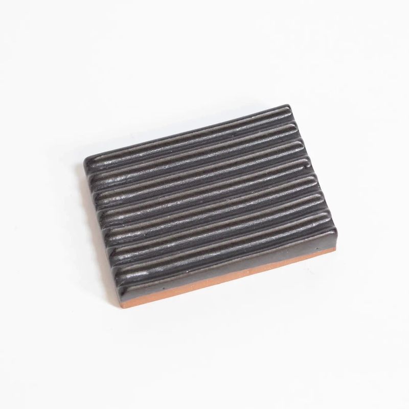 Gravesco Pottery - Soap Dish, Black