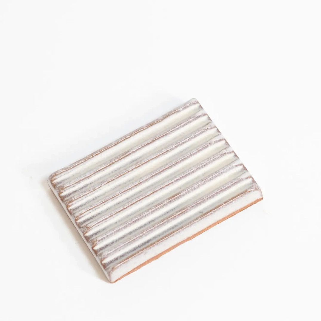 Gravesco Pottery - Soap Dish, Off-White