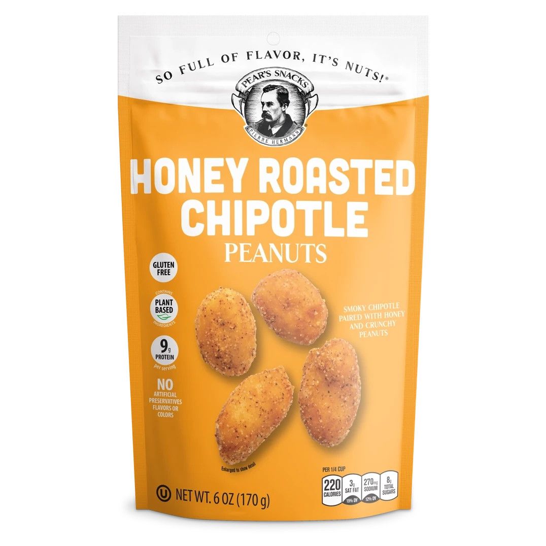 Pear&#39;s Snacks Peanuts - Honey Roasted Chipotle