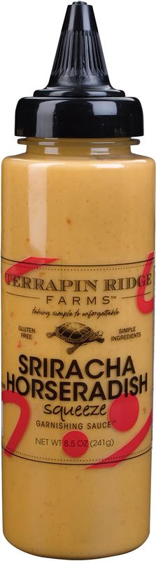 Terrapin Ridge Farms Squeeze Garnishing Sauce - Sriracha Horseradish