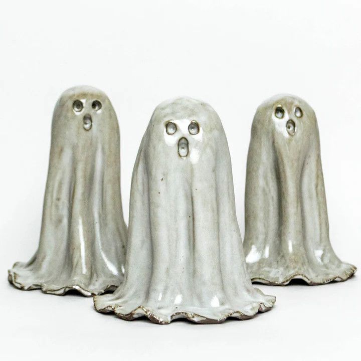 White Squirrel Clayworks - Halloween Ghost, Lg
