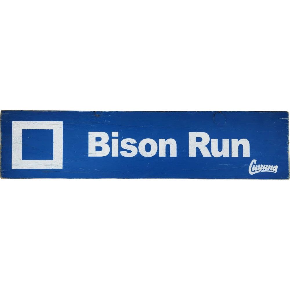 Cuyuna Adventure Town USA Plaque - Bison Run