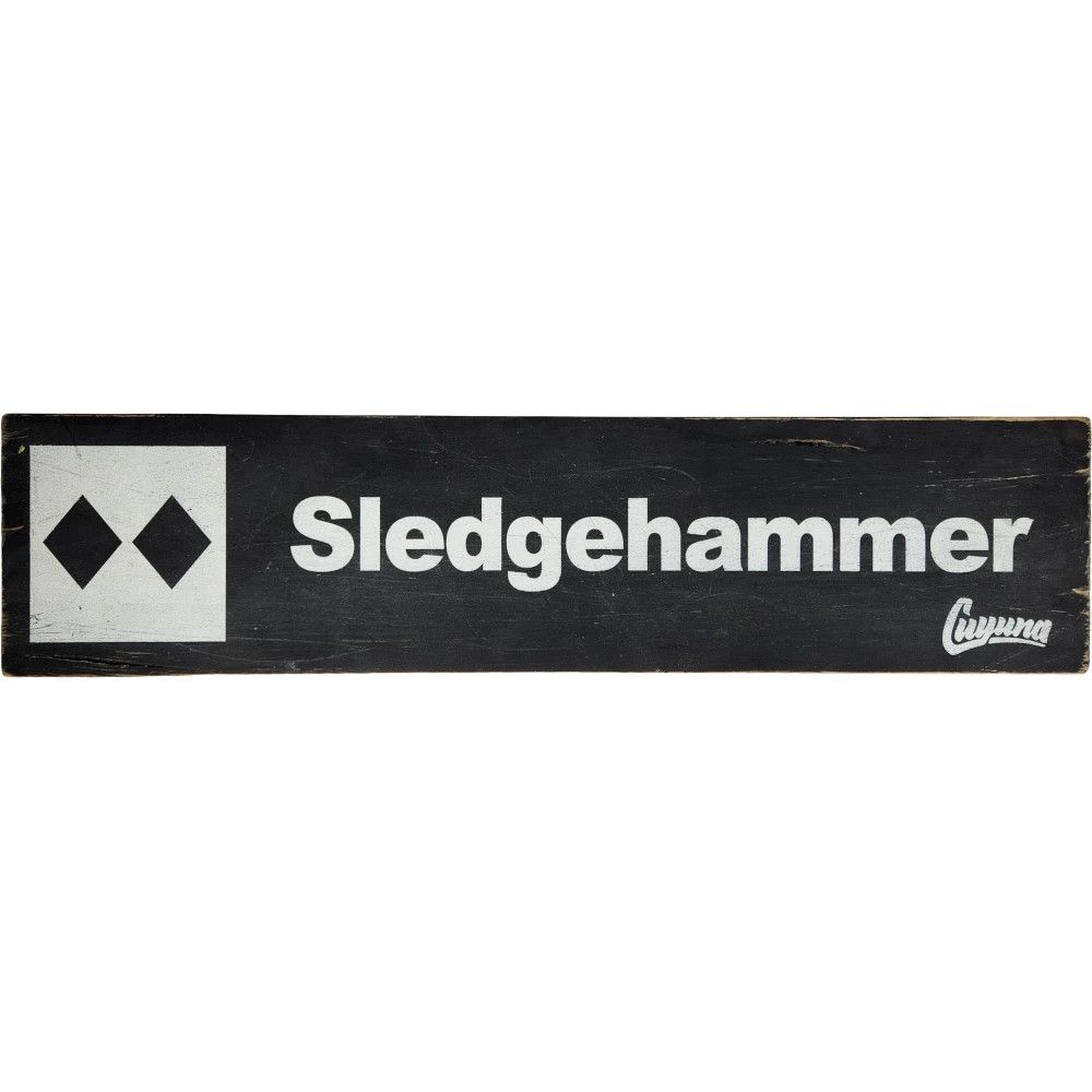 Cuyuna Adventure Town USA Plaque - Sledgehammer