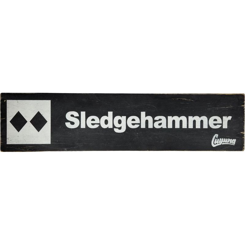 Cuyuna Adventure Town USA Plaque - Sledgehammer