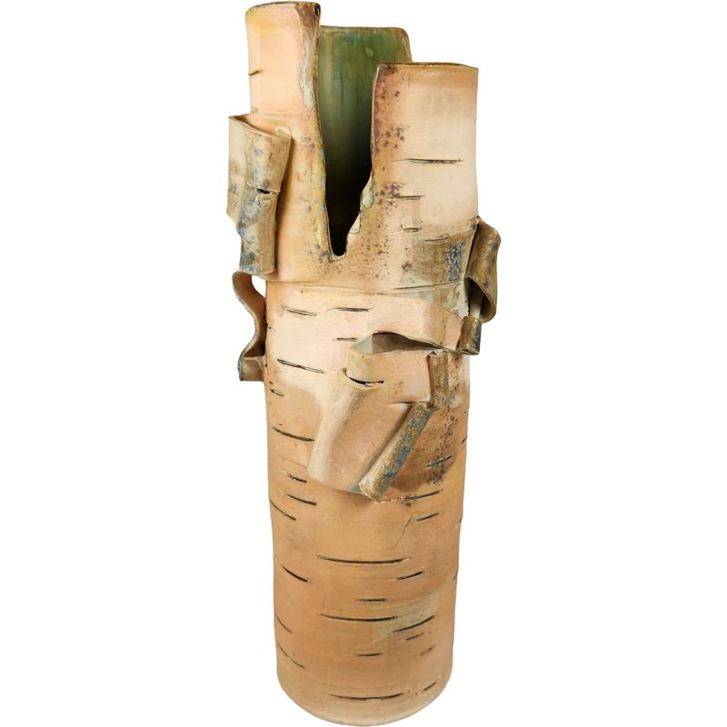 Lenore Lampi Ceramics Vase Large Tan