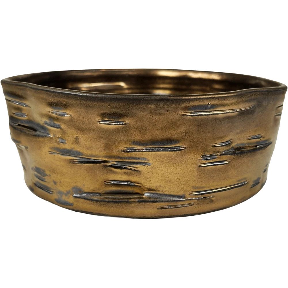 Lenore Lampi Ceramics - Hinged Bowl, Bronze