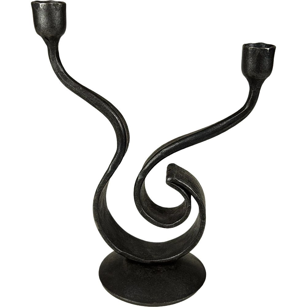 Blackthorne Forge - Recurve Candle 2 Arm
